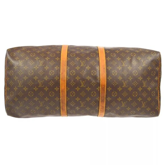 LOUIS VUITTON KEEPALL 60 TRAVEL HANDBAG PURSE MONOGRAM - Picture 3 of 11